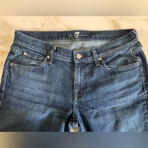 7 for All Mankind Gwenevere Jeans Size 29 Skinny Leg Medium Wash 27 inseam